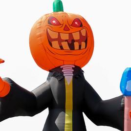National Tree 20ft. Inflatable Halloween Pumpkin Reaper