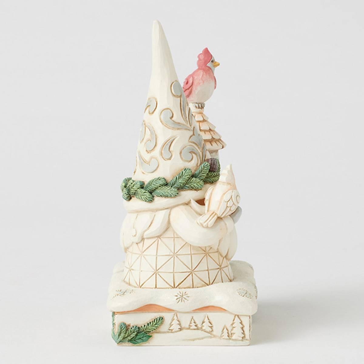 Jim Shore Woodland Glen Gnome w/ Birdhouse Christmas Figurine