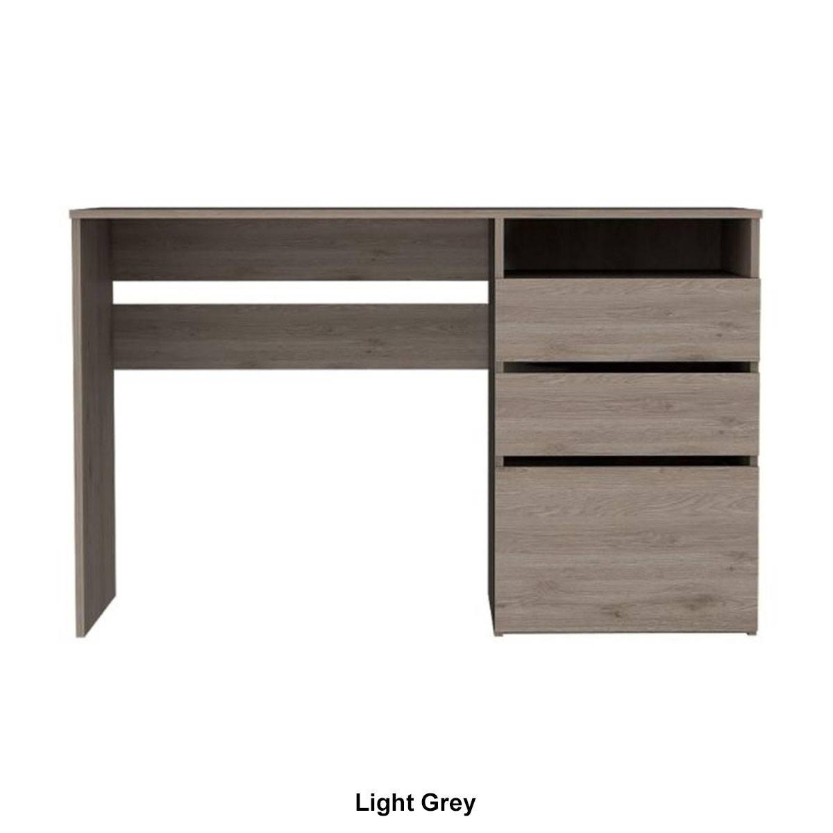 FM FURNITURE Louisiana Computer Desk w/ 3 Drawers