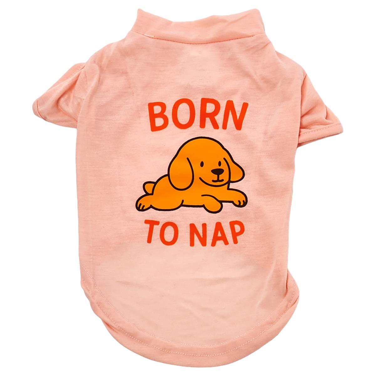 American Pet Place Born To Nap Graphic Pet T-Shirt
