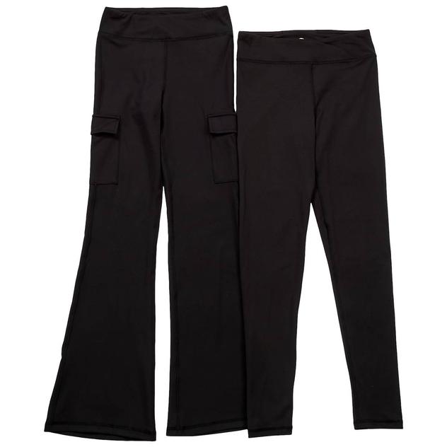 Girls (7-14) Yogalicious® 2pk. Polar Lux Leggings & Cargo Pants