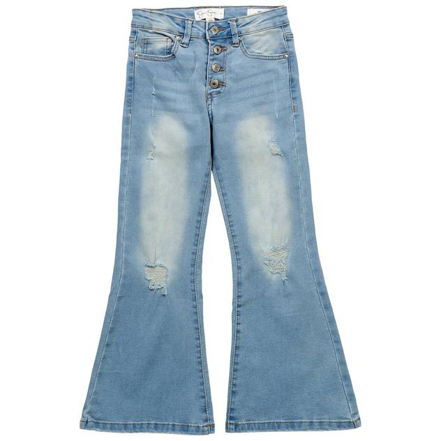 Girls (7-16) Jessica Simpson Destructed Ultra Flare Jean