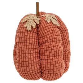 The Hearthside Collection Stufffed Ornge Waffle Weave Pumpkin