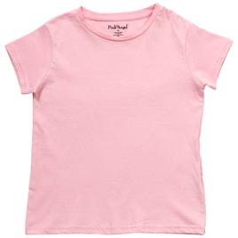 Girls (4-6x) Pink Angel(tm) Short Sleeve Basic Tee