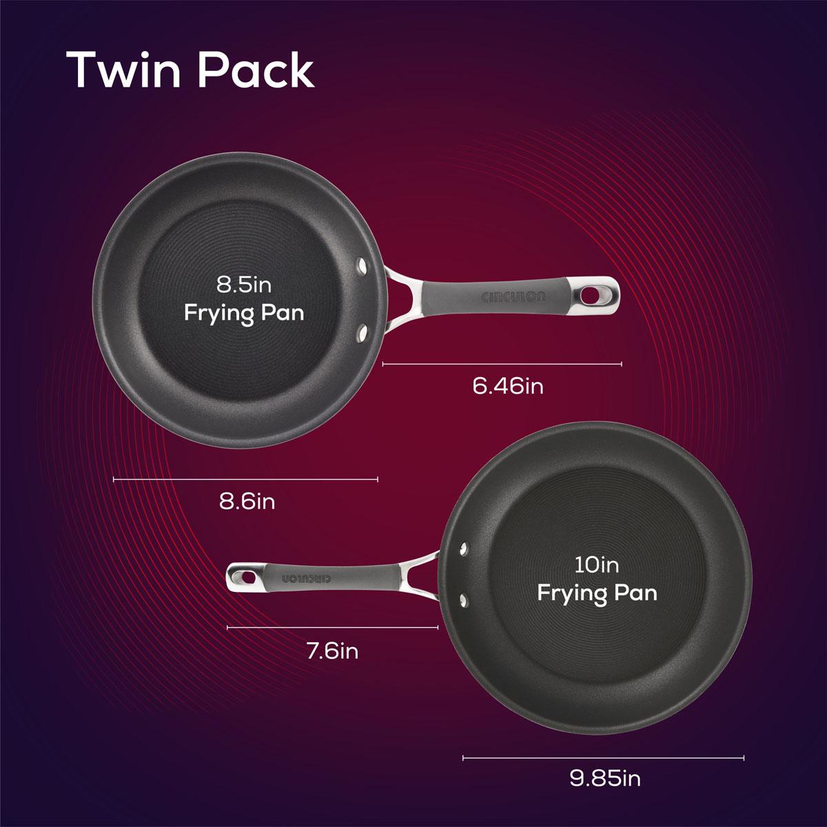 Circulon® Radiance 2pc. Hard-Anodized Non-Stick Frying Pan Set