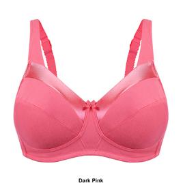 Womens Bestform Satin Trim Wire-Free Cotton Bra 5006715