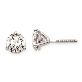 Pure Fire 14kt. White Gold 2ctw. Diamond Screwback Stud Earrings