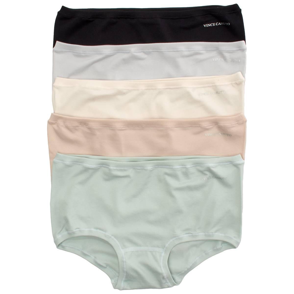 Womens Vince Camuto 5pk. Seamless Boyshort Panties VC31175