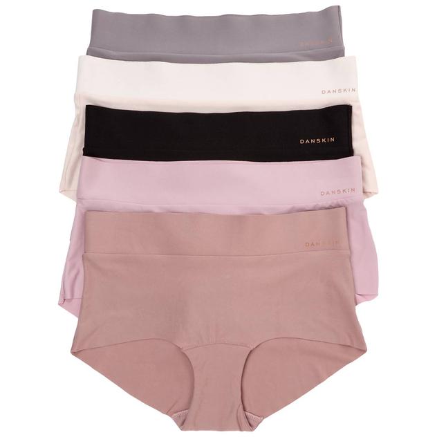 Womens Danskin 5pk. Laser Brushed Boyshorts DS1015-5PKC