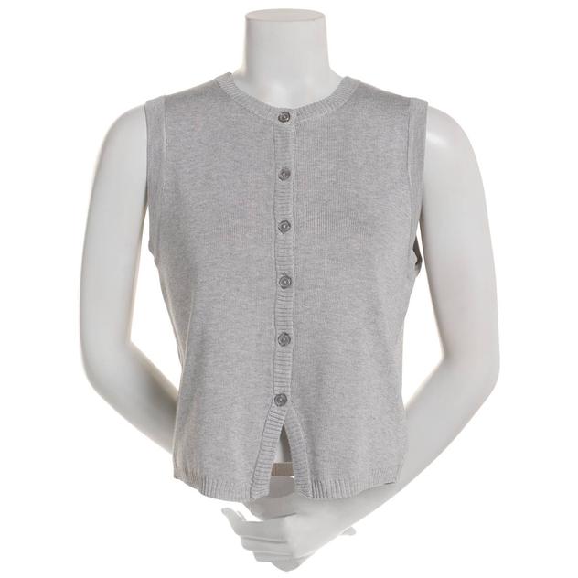 Juniors Madden Girl Button Front Crew Neck Sweater Vest