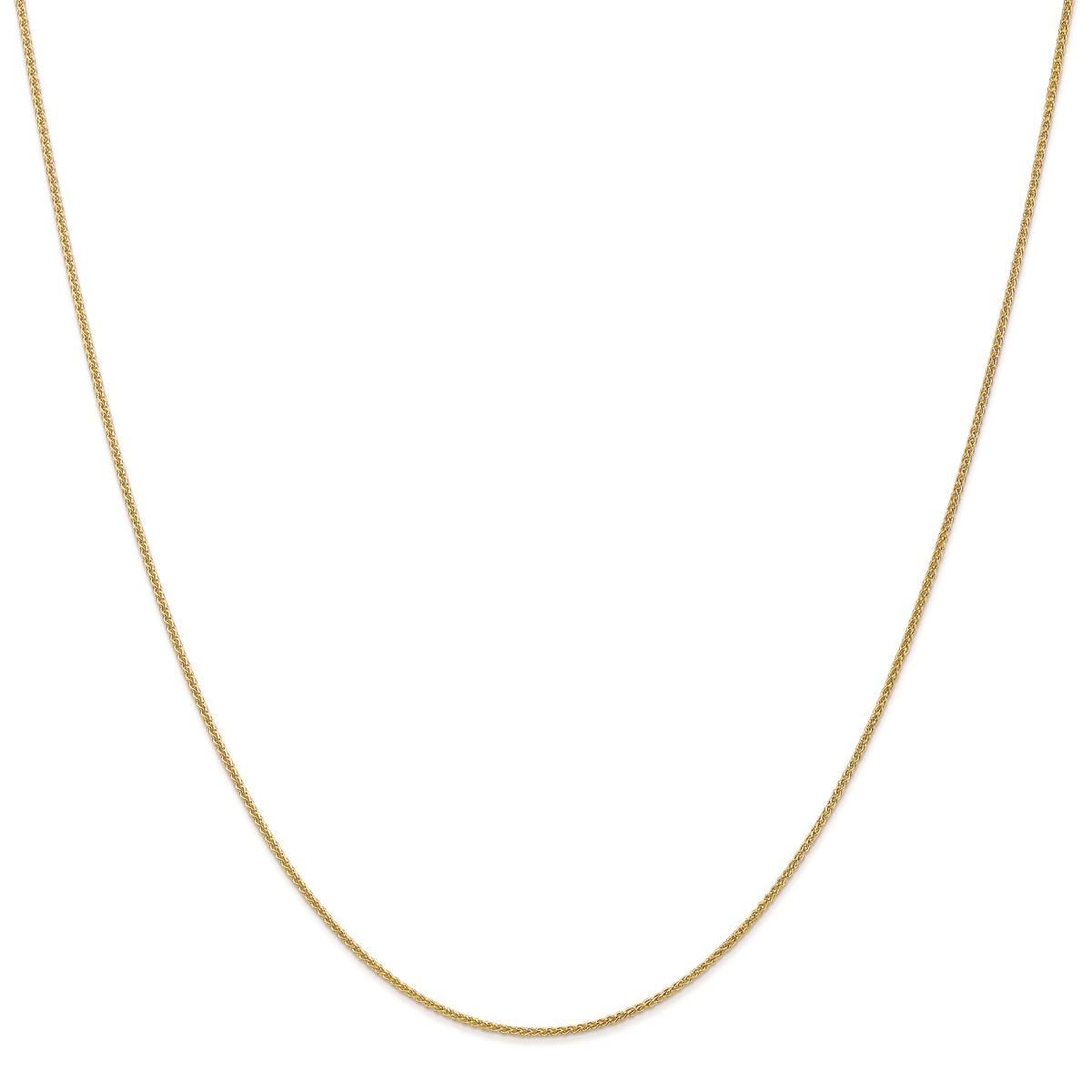 Gold Classics™ 10kt. Gold 1mm 7in. Spiga Chain Bracelet