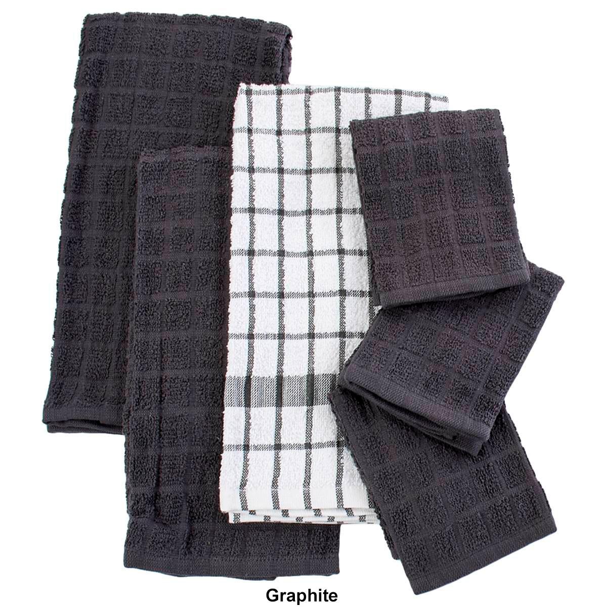 6pk. Kitchen Towel & Dish Cloth Set