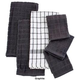 6pk. Kitchen Towel & Dish Cloth Set