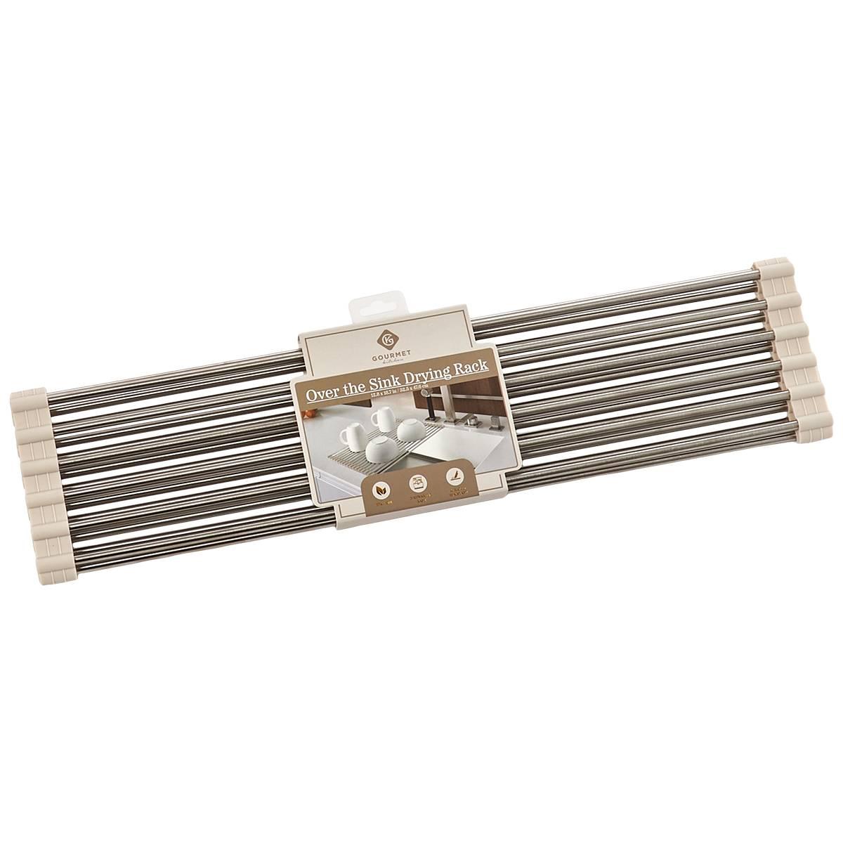 Gourmet Kitchen Over the Sink Roll Up Drying Rack