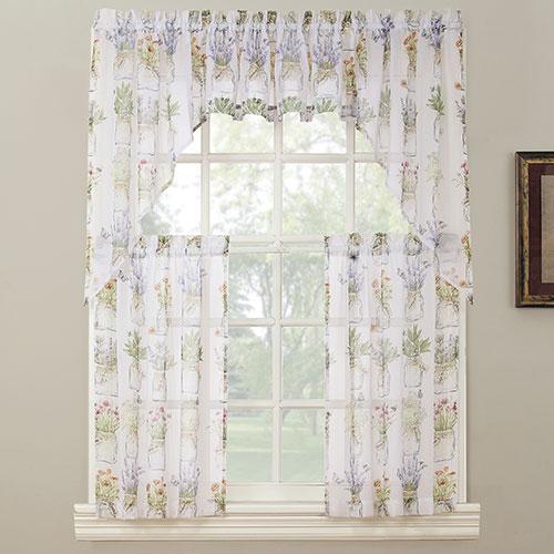 Eve's Garden Print Valance - 56x14