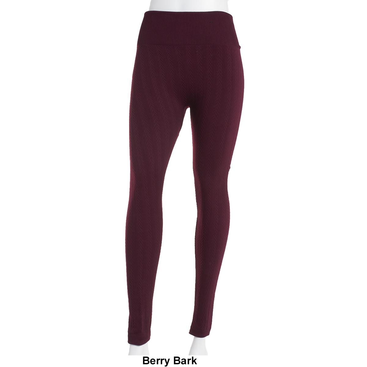 Womens One 5 One Braided Rib Textured Lined Leggings