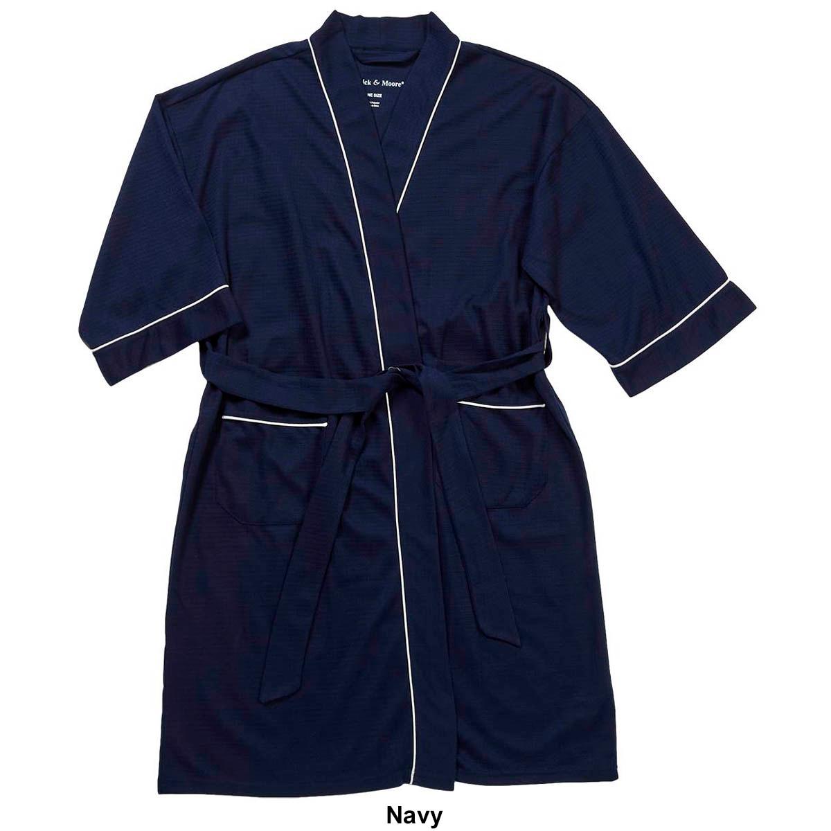 Mens Preswick & Moore® Solid Windowpane Robe