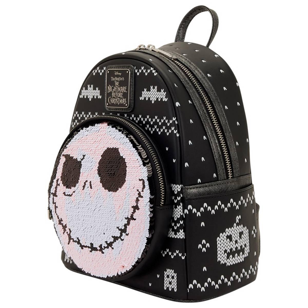 Womens Loungefly Nightmare Before Christmas Sequin Mini Backpack