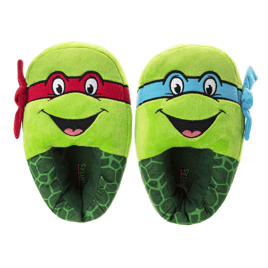 Little Boys Teenage Mutant Ninja Turtles Dual Sizes Slippers