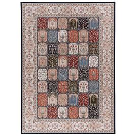 Linon Emerald Collection Blocked Rectangle Rug