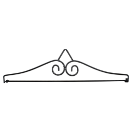 Northlight 14.5 Inch Black Metal Garden Flag Hanger