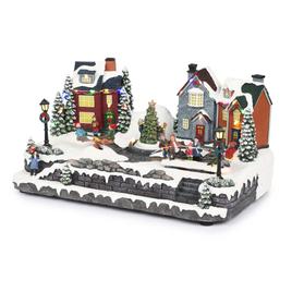 Alpine LED Animated Children in Christmas Village Décor
