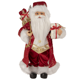 Northlight Filigree Santa Claus with Gifts Christmas Figurine