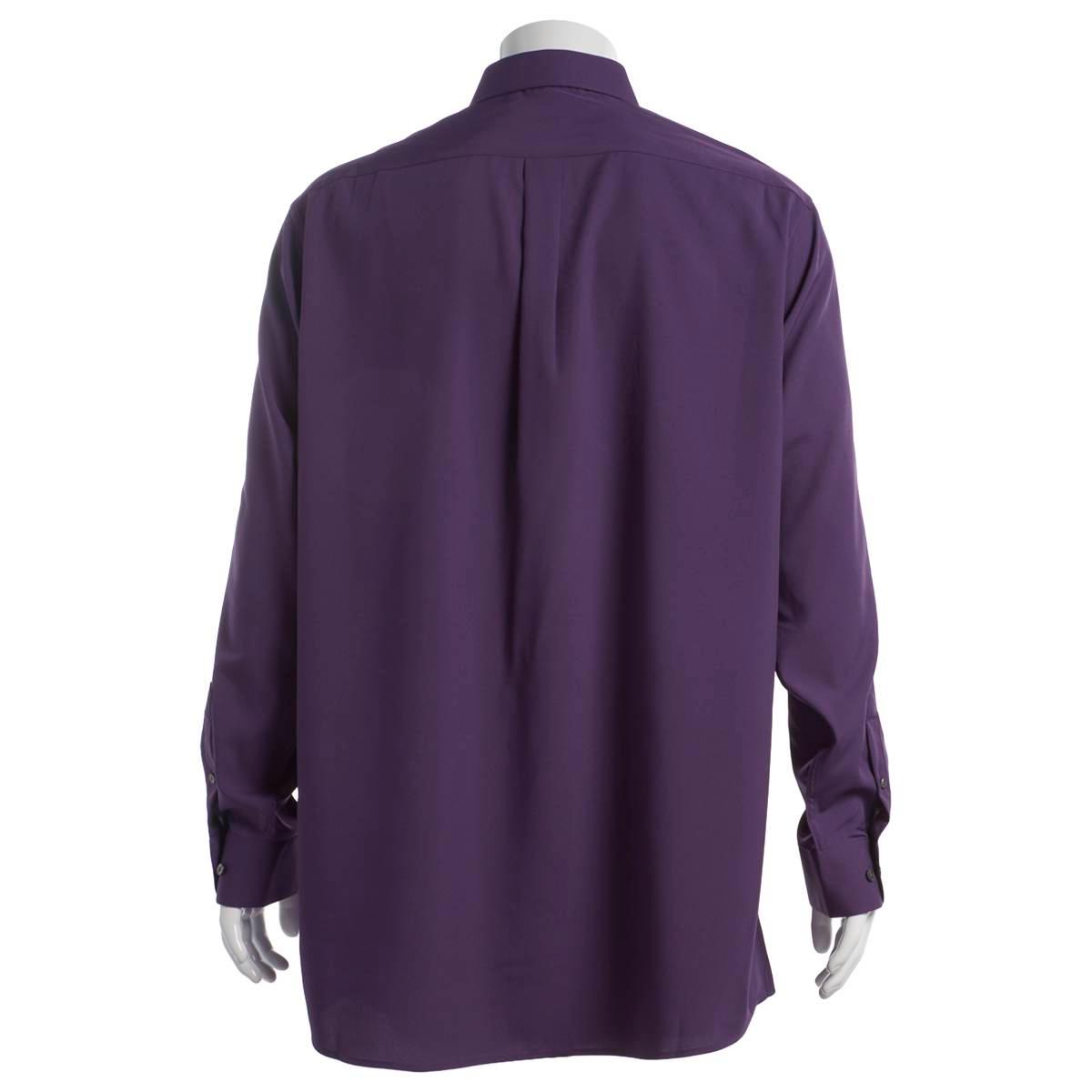 Mens Big & Tall Christian Aujard Dress Shirt - Purple Cornflower