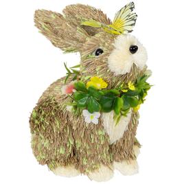 Northlight Seasonal Easter Bunny with Butterfly Straw Figurine