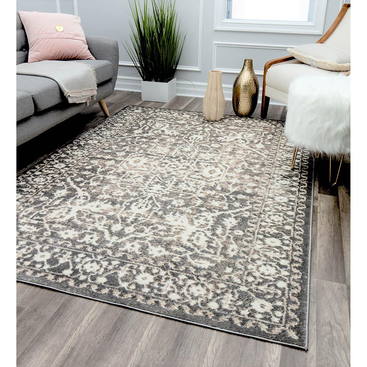 Rugs America™ Lennox Stone Oriental Transitional Area Rug
