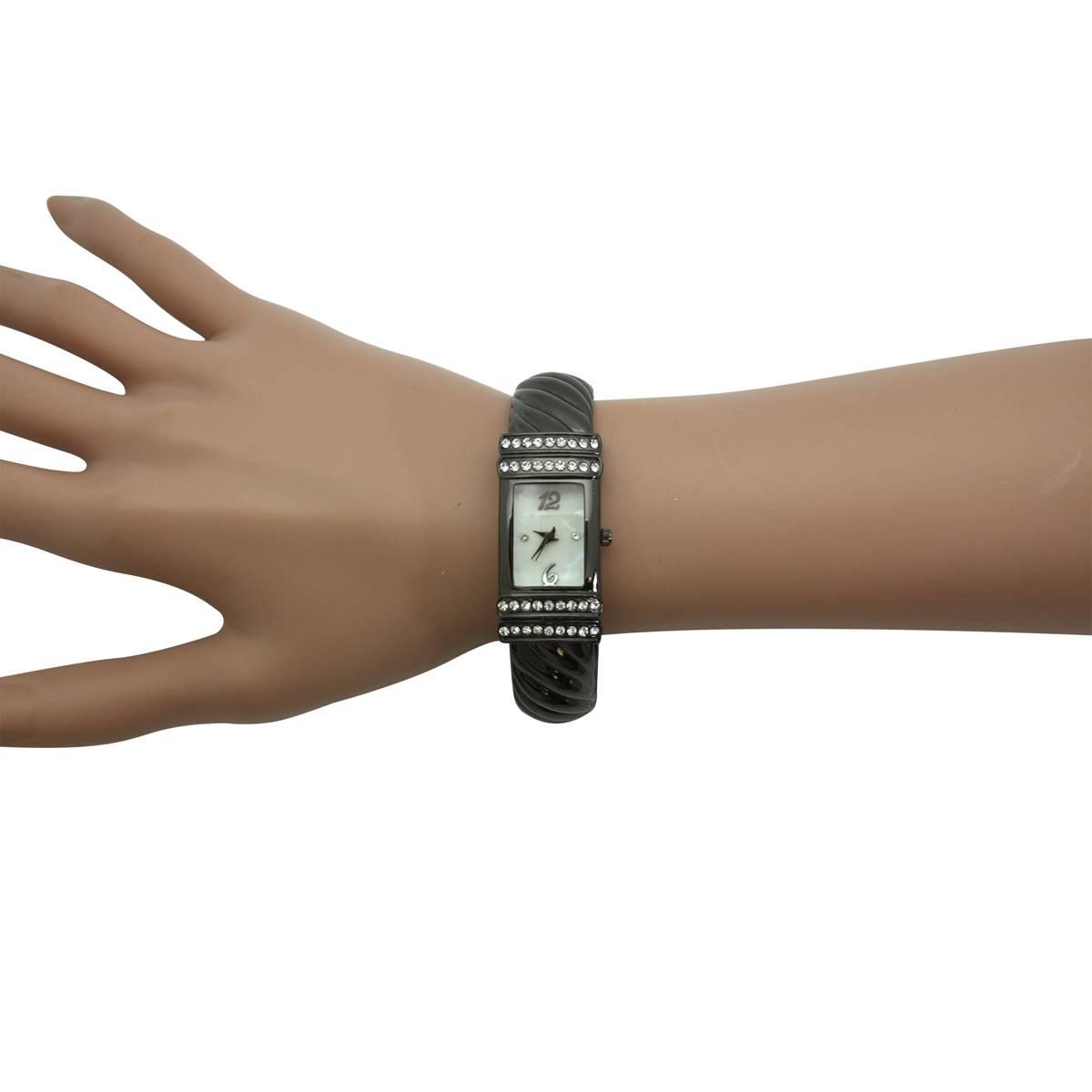 Womens Olivia Pratt™ Square Face Bangle Women Watch - A918308