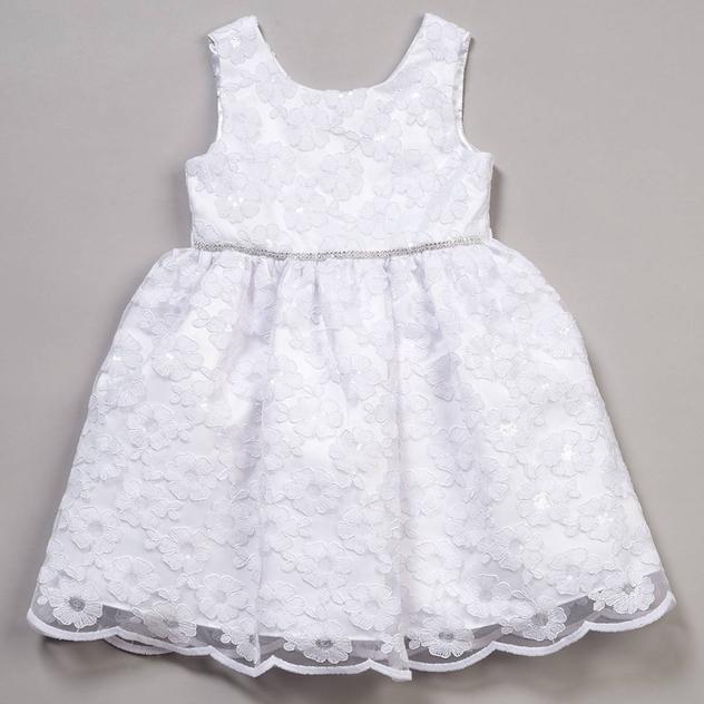 Girls (4-6x) Bonnie Jean Sequin Lace Ballerina Dress