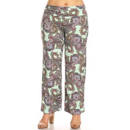Plus Size White Mark Palazzo Pants
