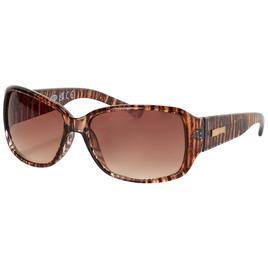 Womens Nine West Rectangle Striated Sunglasses