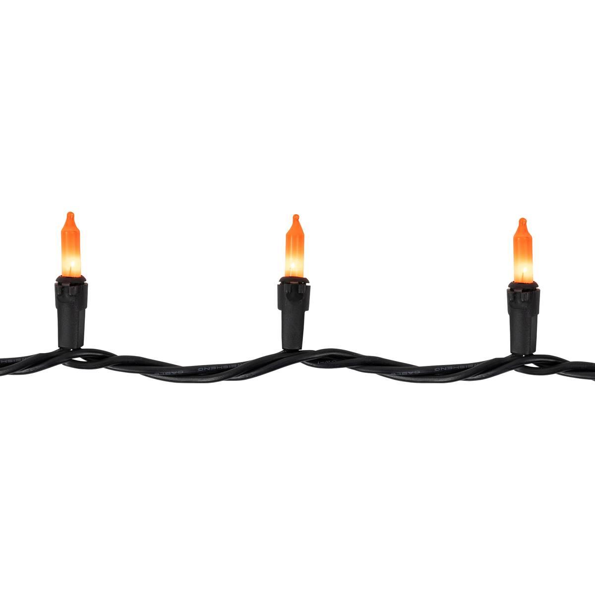 Northlight Seasonal 100-Count Orange Mini Light Set