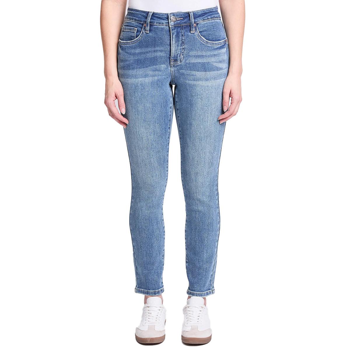 Womens Royalty Premium Straight High Rise Classic Skinny Jeans