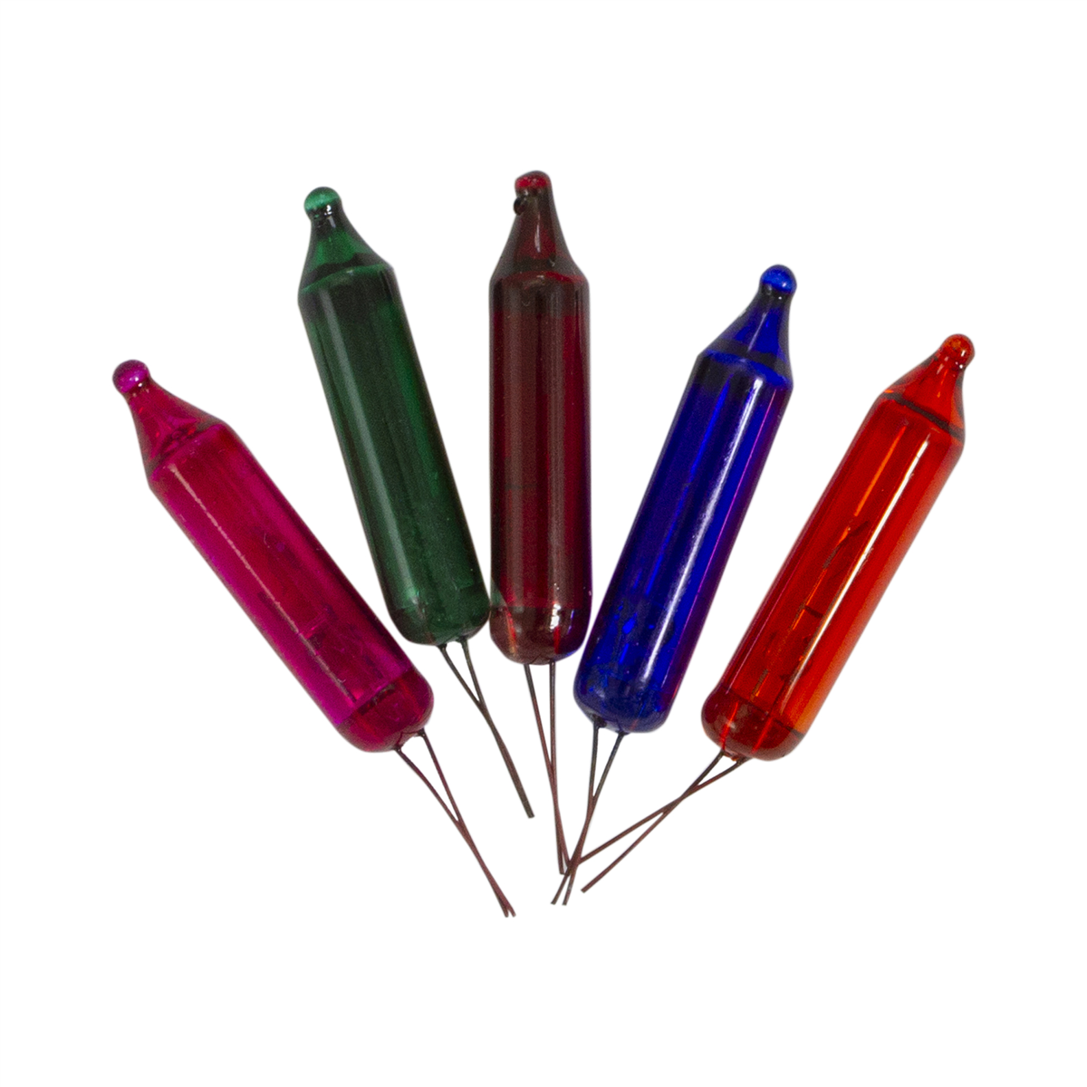 Northlight 5pc. Multi-Color Mini Christmas Replacement Bulbs
