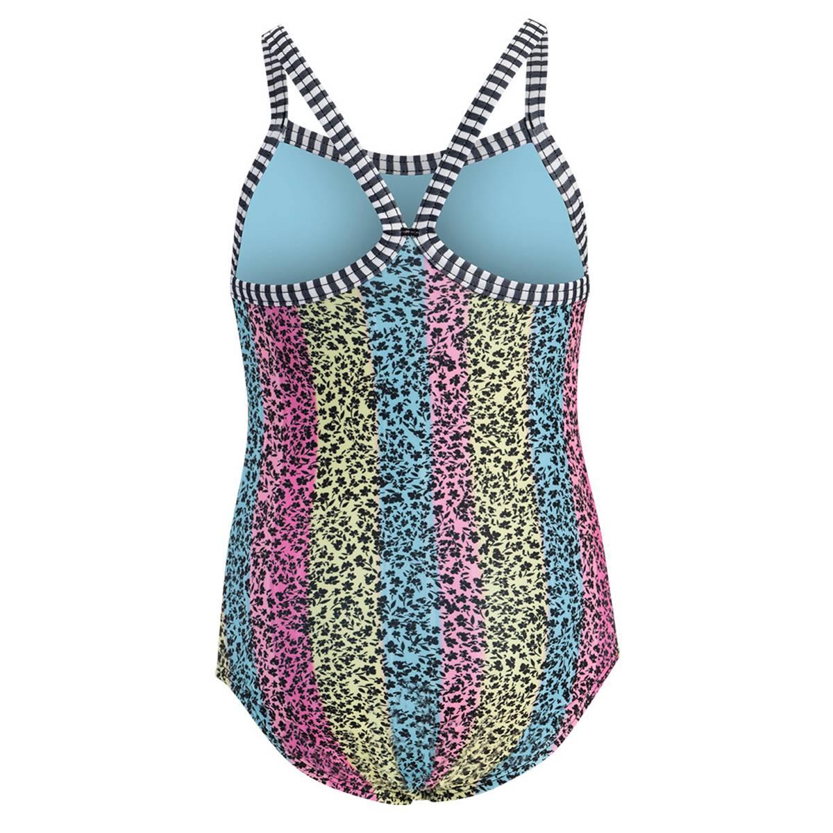 Girls (4-6x) Dolfin® Floret Criss-Cross One Piece Swimsuit