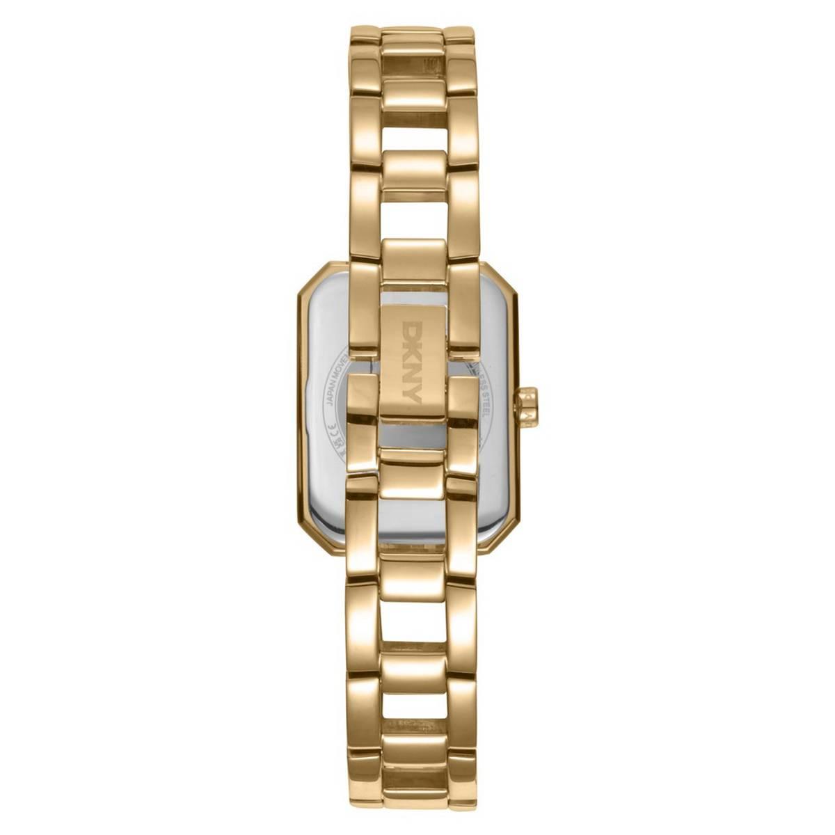 Womens DKNY Uptown Midi Black Dial Bracelet Watch - DK1L009M0015