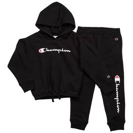 Girls (4-6x) Champion(R) Logo Pull Over Hoodie & Joggers Set