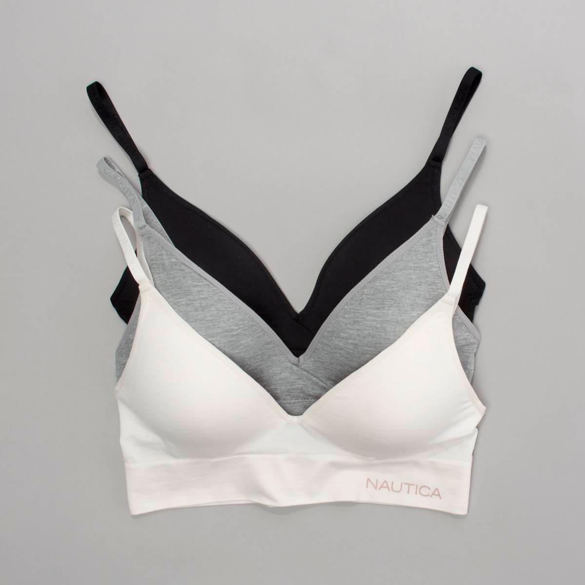 Womens Nautica 3pk. Seamless Wirefree Bra - NT6692-3PKP