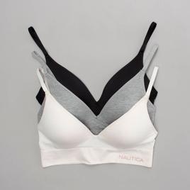 Womens Nautica 3pk. Seamless Wirefree Bra - NT6692-3PKP