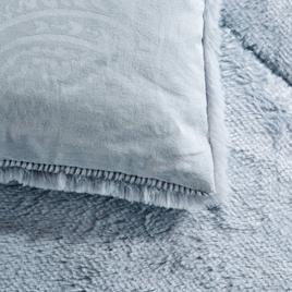 Wesley Mancini Cozy Reversible Jacquard Blanket
