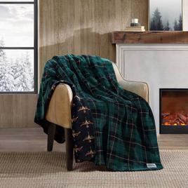 Eddie Bauer Capitol Hill Plush-Fleece Reversible Throw