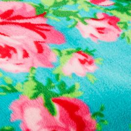 Betsey Johnson Bouquet Day Plush-Fleece Blanket