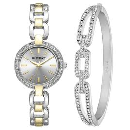 Womens Ellen Tracy Two-Tone Crystal Accent Watch - ETB8187TTG