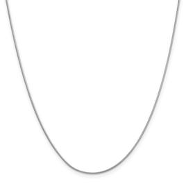 Adult Unisex Gold Classics(tm)10kt. White 20in. Snake Chain Necklace