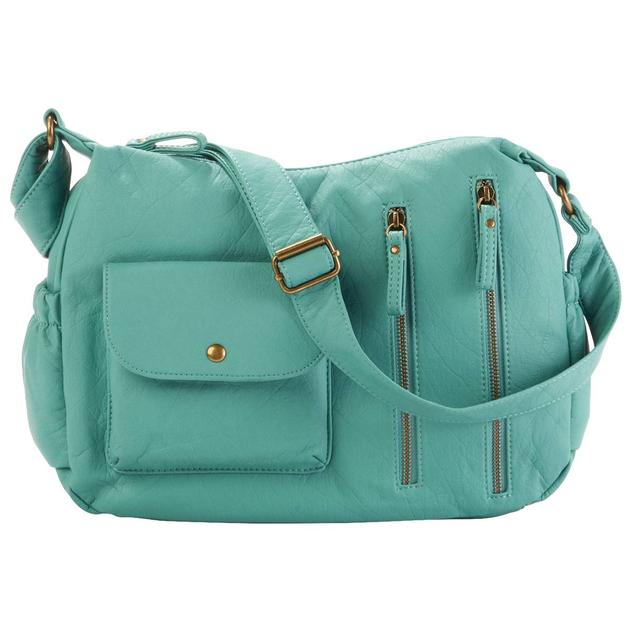 Bueno Solid Multi-Pocket East/West Hobo