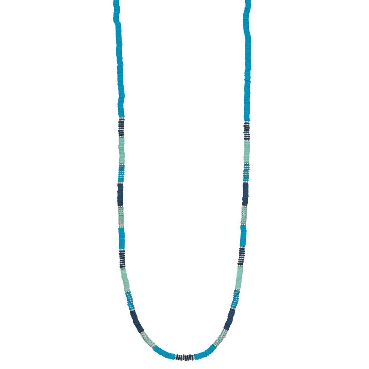Ashley Cooper(tm) Multi Blue Color Block Long Necklace