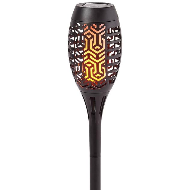 LED Solar Flickering Flame Pathway Light